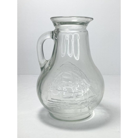 Set of 3 Vintage 1960’s Apothecary Storage Decor Clear Glass Bottles/Jars, 6”-8” - Picture 3 of 6